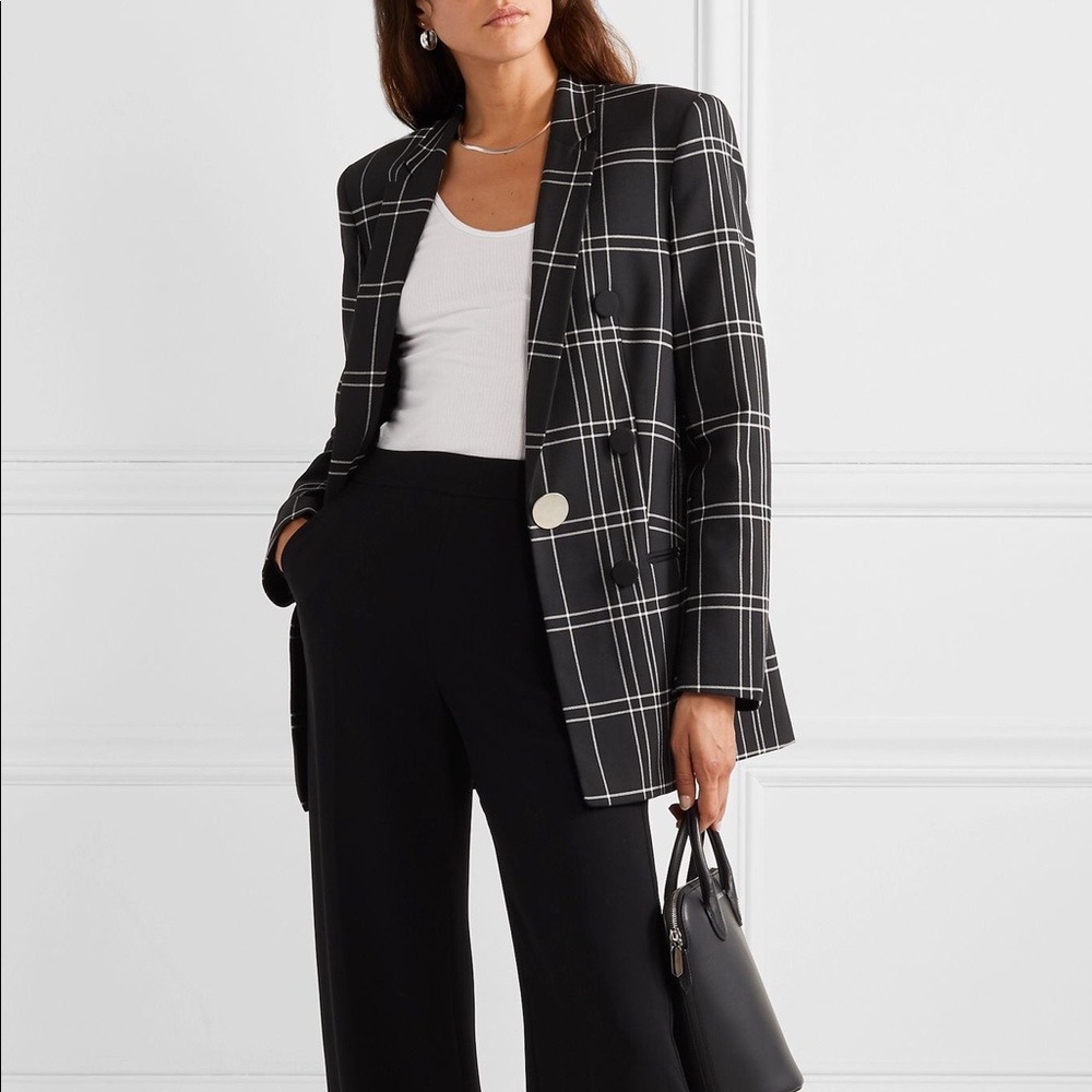 NWT Alexander Wang Leather Trim Blazer